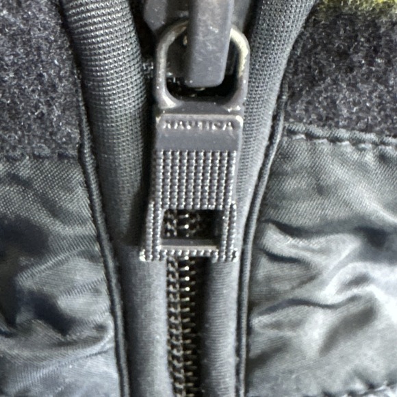 Nautica Men's Nautex Plaid Full-Zip Fleece Jacket Green Size Small #156 - Picture 7 of 11